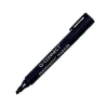 Q-Connect Permanent Marker Pen Chisel Tip Black (Pack of 10)