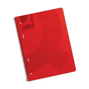 Q-Connect Spiral Bound A4 Notebook 160 Pages (Pack of 5)