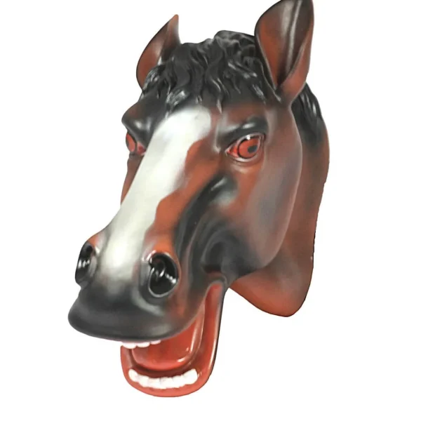 Realistic Farm Animal Hand Puppet Set - Horse & Pig