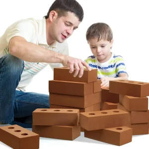 Realistic Foam Bricks - 25 Pack