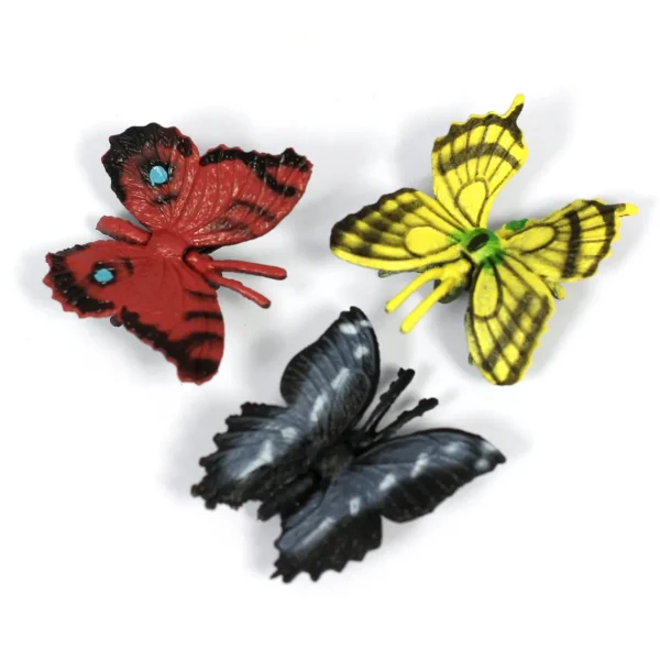 Realistic Small World Butterfly, Lizard, & Minibeast Toys - 20pcs
