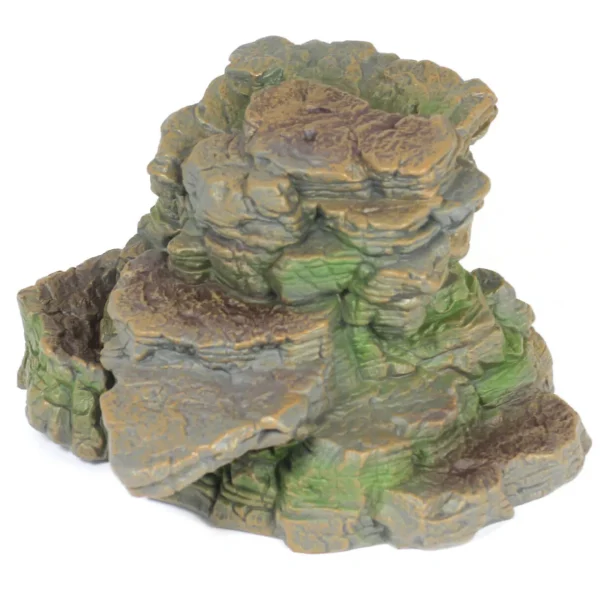 Realistic Small World Scenery, Rocks, Logs & Trees. 10pc
