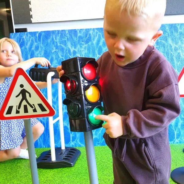 Realistic Toy Traffic Lights for Kids