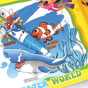 Reusable Fruit Magic Water Colouring Book