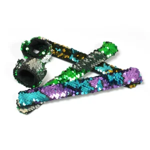 Reversible Sequin Sensory Wrist Bands 5 pk