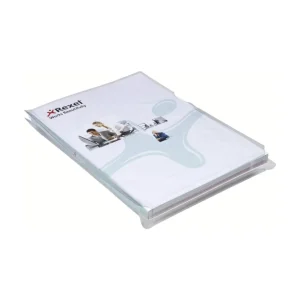 Rexel Nyrex Expanding Folders A4 Clear (Pack of 10)