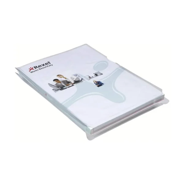 Rexel Nyrex Expanding Folders A4 Clear (Pack of 10)