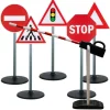 Road Safety Traffic Signs 5Pc & Parking Barrier Set.