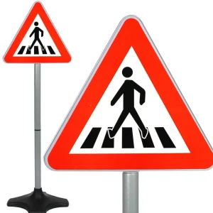 Road Safety Traffic Signs 5Pc & Parking Barrier Set.