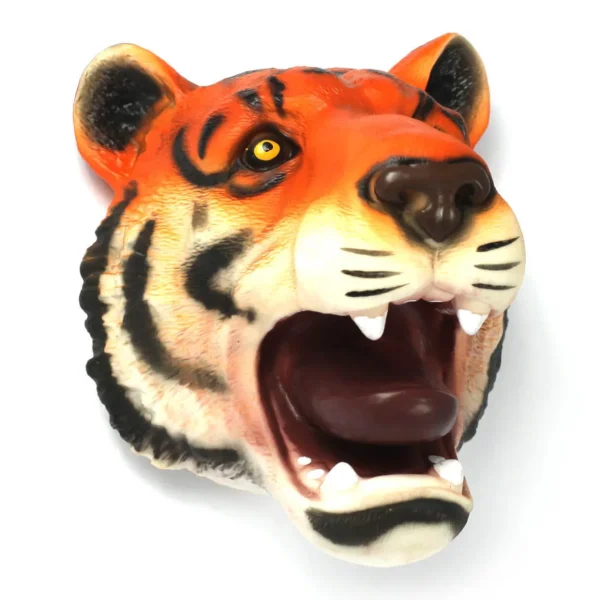 Safari Animal Hand Puppets Set of 4 for Imaginative Playtime