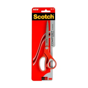 Scotch Comfort Scissors, Stainless Steel, Ambidextrous, 180mm