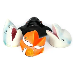 Sea Animal Hand Puppets - Set of 4