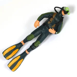Sea Creatures, Animals & Diver Toys - 7pc