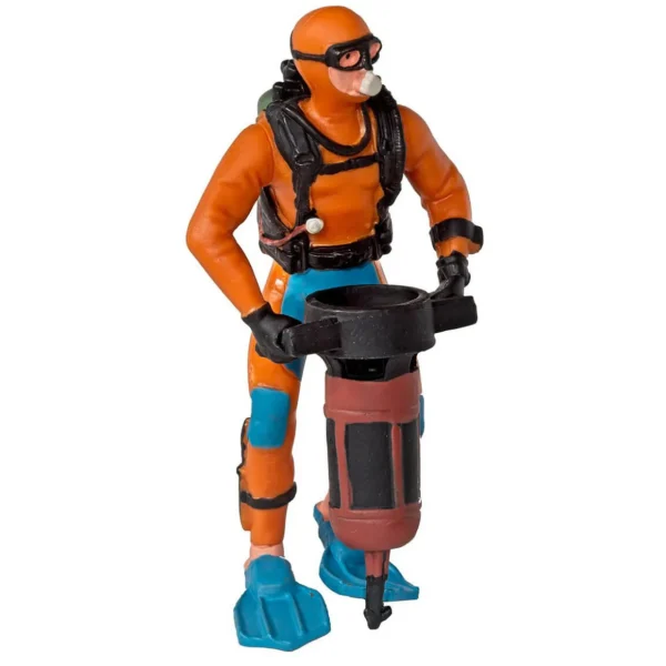 Sea Creatures, Animals & Diver Toys - 7pc