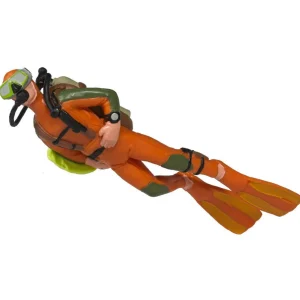 Sea Creatures, Animals & Diver Toys - 7pc