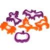 Set Of 6 Halloween Themed Cookie Cutting Shapes