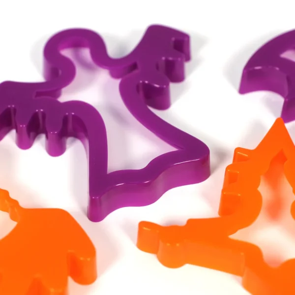 Set Of 6 Halloween Themed Cookie Cutting Shapes