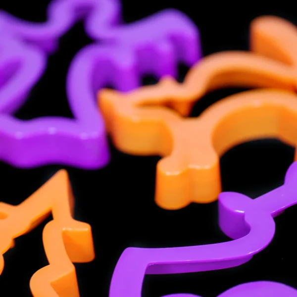 Set Of 6 Halloween Themed Cookie Cutting Shapes