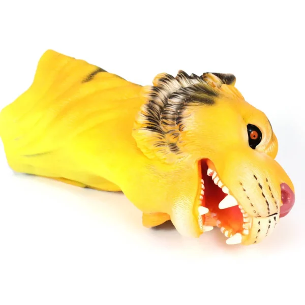Set of 2 Lion & Tiger Animal Hand Puppets