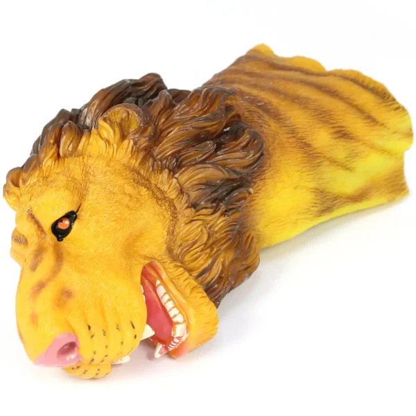 Set of 2 Lion & Tiger Animal Hand Puppets