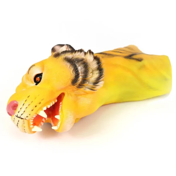 Set of 2 Lion & Tiger Animal Hand Puppets