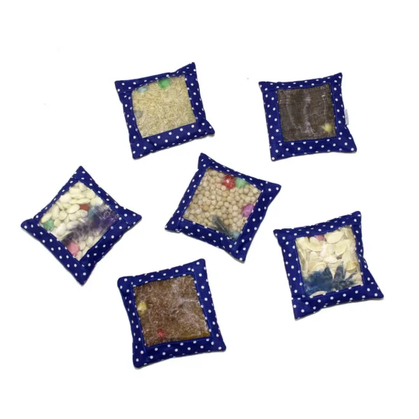 Set of 6 Tactile Sensory Bags (Windowed)