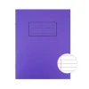 Silvine Purple 229x178mm Ruled Exercise Books (Pack of 10)