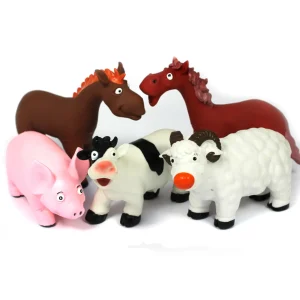 Small World Cartoon Farm Animals- 5pcs