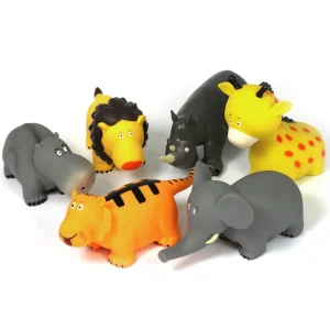 Small World Cartoon Wild Animals - 6pcs