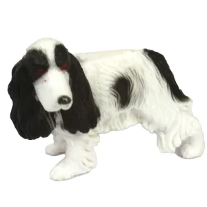 Small World Domestic Pet Dog Cat & Rabbit Figures - 16pc for Pretend Play