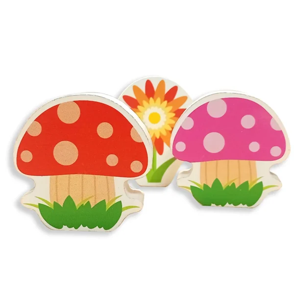 Small World Fairy Wooden Figures. 8PCS