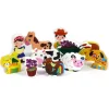 Small World Farm Wooden Figures. 11pcs