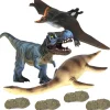 3 Small World Jumbo Dinosaur Toys Plus Footprints