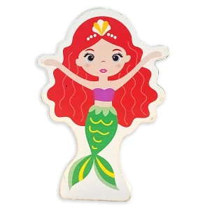 Small World Mermaid Wooden Figures. 8PCS
