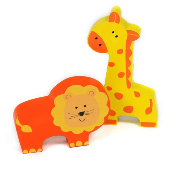 Small World Portable Wooden Zoo Playset