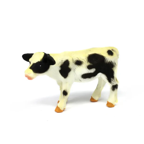 4 small world toy cow figures