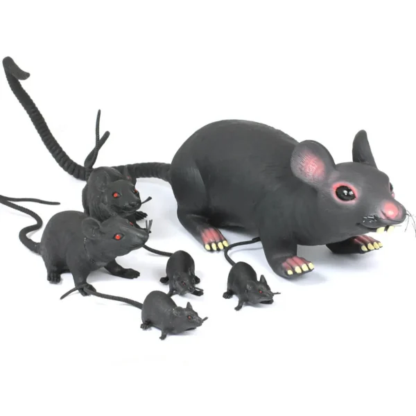 Small World Toy Rat Family (set of 6)