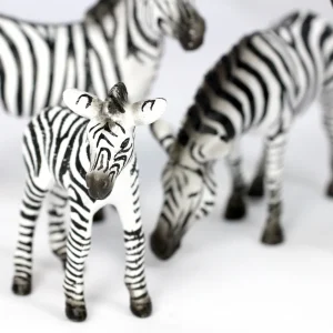 Small World Zebra Family 4pc