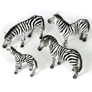 Small World Zebra Family 4pc