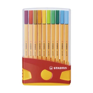 Stabilo Point 88 ColorParade Fineliner Pen Assorted (Pack of 20)