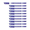 Stabilo Sensor F-tip Fineliner Pen Blue (Pack of 10)