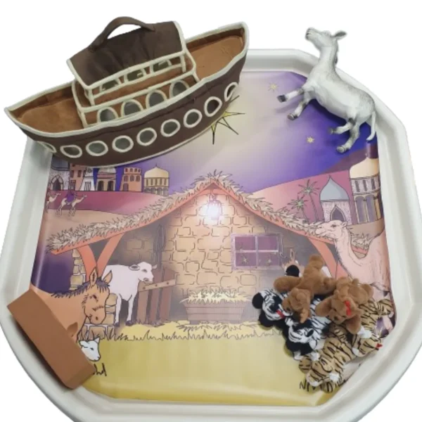 Tuff Tray Mat - Christmas Nativity