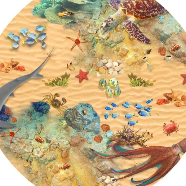 Tuff Tray Mat - Sea Floor