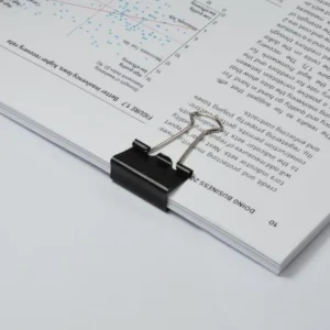 ValueX Foldback Clip 25mm Black (Pack 10)