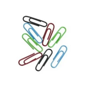 ValueX Paperclip Large Plain 33mm Assorted Colours (Pack 100)