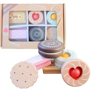 Wooden Biscuit Set
