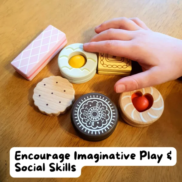Wooden Biscuit Set