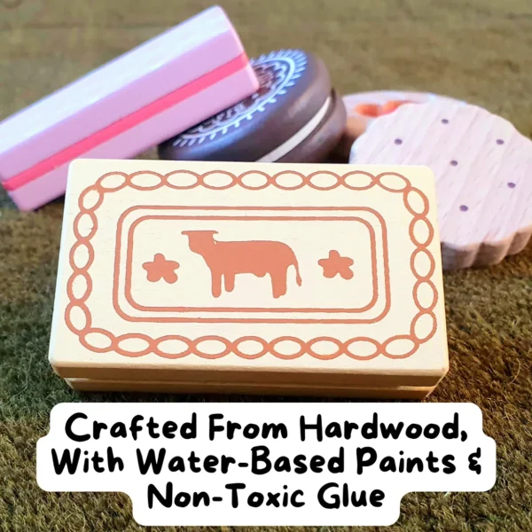 Wooden Biscuit Set