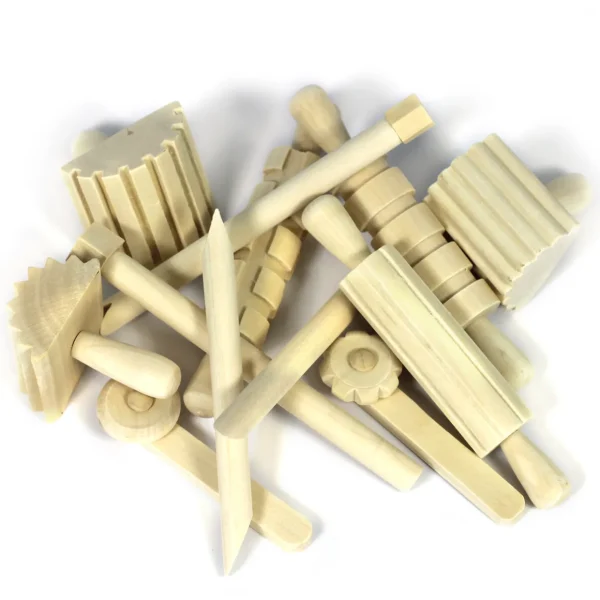 Wooden Dough Tools Set