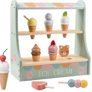 Wooden Ice Cream Stand